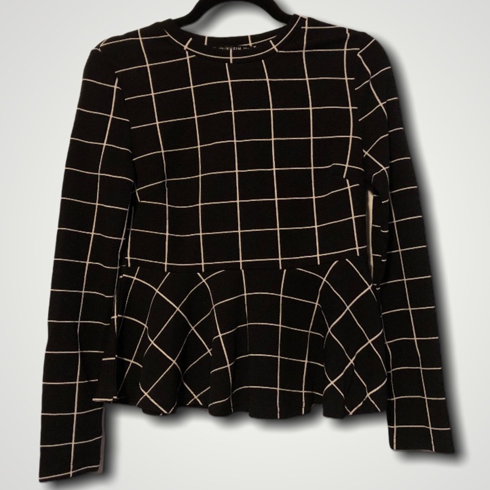 SHEIN Peplum High Scoop Top